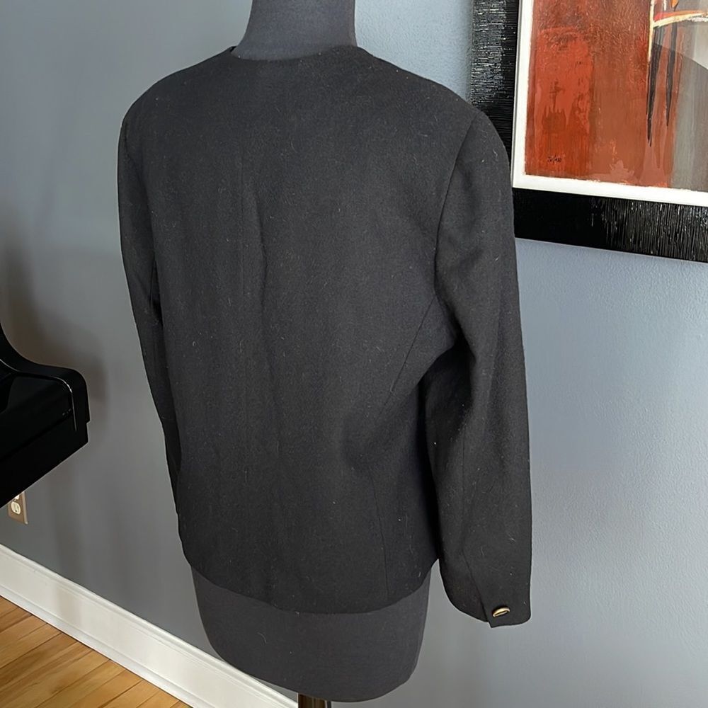 Pendleton 100% virgin wool lined collarless curve… - image 4